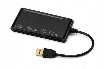 Czytnik kart USB 3.0 7w1 SD microSD CF MS szybki adapter