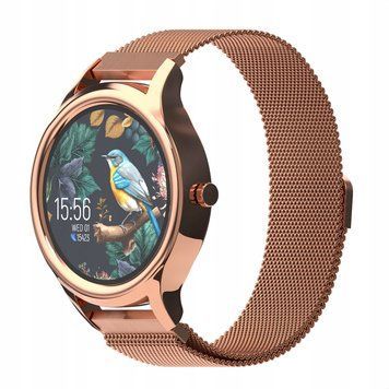 Forever smartwatch ForeVive 3 SB-340 gold, R&oacute;żowy