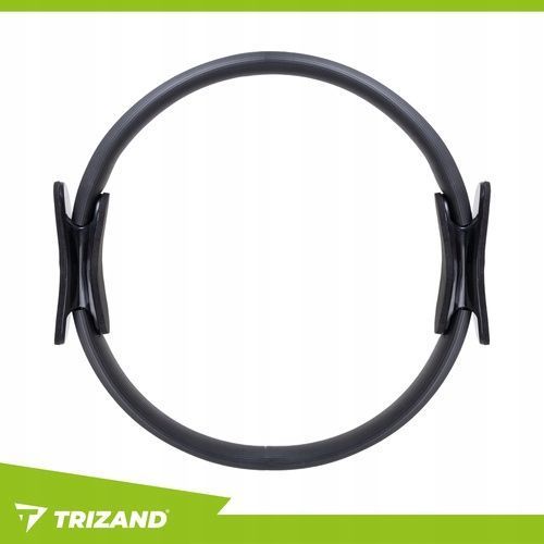 Obręcz do Pilatesu TRIZAND 38cm Ring Fitness do Ćwiczeń Jogi Pierścień Koło, Czarny
