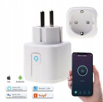 Inteligentne gniazdko WiFi z harmonogramem i sterowaniem smartfonem 230V