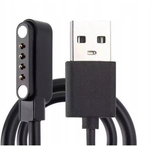 Ładowarka kabel USB do smartwatch 4 PIN 2,6mm do zegarka magnetyczny