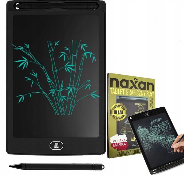 Naxan Tablet Graficzny Do Rysowania Pisania Znikopis Tablica LCD 8,5 Cienki