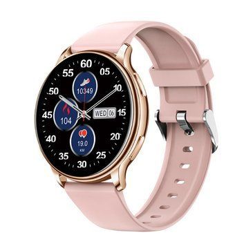 Zegarek smartwatch damski Y33 &ndash; wodoszczelny, kompatybilny z Android i iOS, złoty