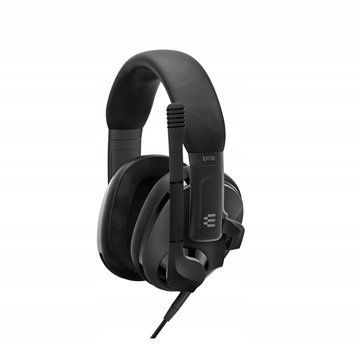 Słuchawki przewodowe nauszne Jack 3,5mm/USB z mikrofonem Sennheiser EPOS H3, Czarny