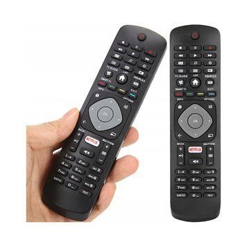 PILOT DO TELEWIZORA PHILIPS TV SMART 4K 3D FULL HD UHD ZAMIENNIK MAT-T-107, Czarny
