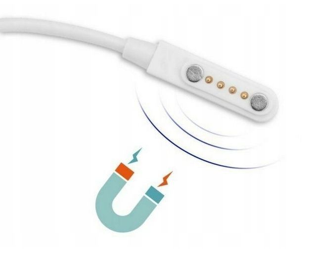 KABEL USB ŁADUJĄCY ŁADOWARKA ZEGARKA SMARTWATCH 4PIN MAGNES