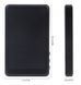 Odtwarzacz MP3 16GB Bluetooth ekran dotykowy HiFi czarny, Czerwony