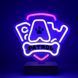 Lampka biurkowa Psi Patrol wielokolorowy 1 W Neon LED, wielokolorowy