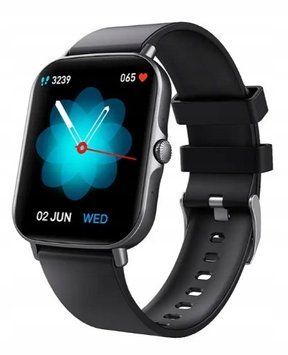 Inteligentny zegarek Bluetooth F97S 1,69 cala, pomiar temperatury, Czarny