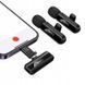 Mikrofon bezprzewodowy podw&oacute;jny Lightning / USB C Hoco czarny