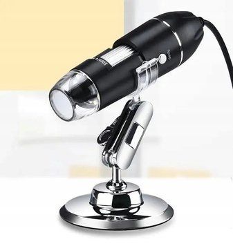MIKROSKOP CYFROWY USB 1600X OŚWIETLENIE 8 LED 2MPX