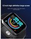 Smartwatch sportowy D20 krokomierz monitor snu USB, Czarny