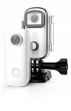 SJCAM C100 Mini Kamera Sportowa 4K Ultra HD WiFi Wodoodporna 30m, Biały