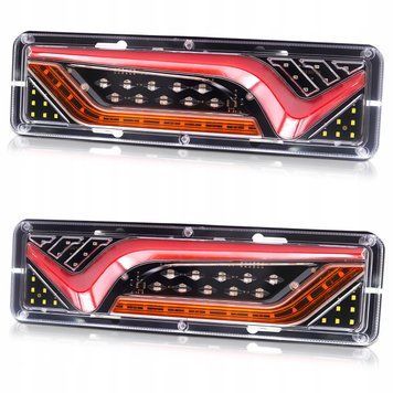 Lampy tylne zespolone LED 12V 24V TK-5-1 2szt dynamiczny kierunkowskaz