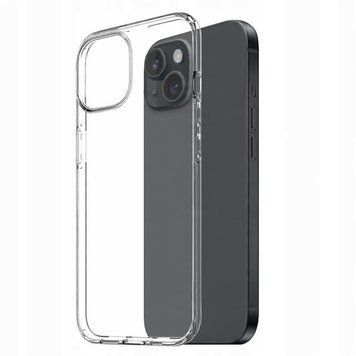 Etui na telefon NORTHJO 3 w 1 z TPU do iPhone'a 15, bezbarwny