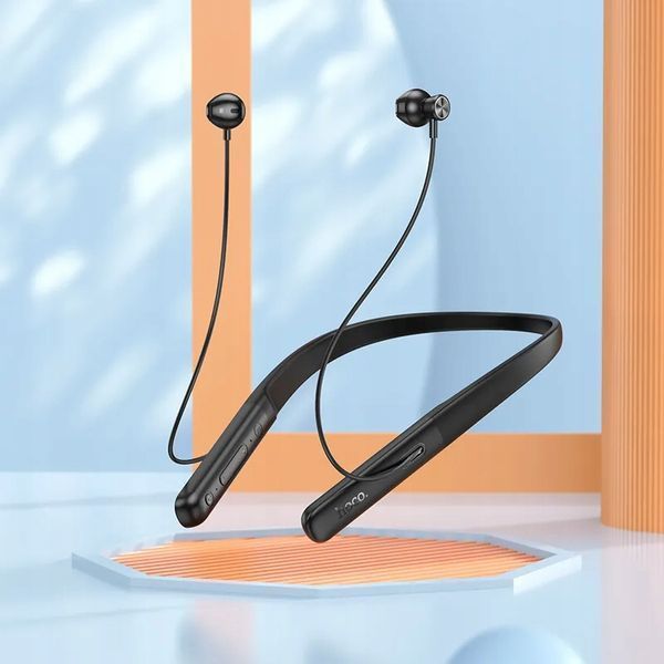 Słuchawki Bluetooth 5.3 Na Szyję Mikrofon USB-C 30h Magnesy 10mm, Niebieski