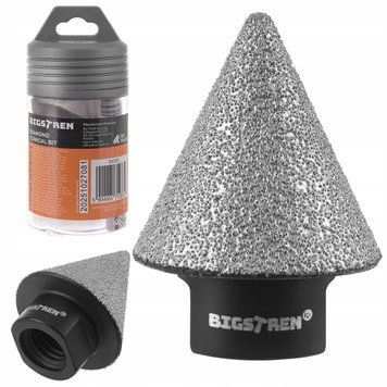 Głowica tnąca stożkowa diamentowa 35 mm BIGSTREN do betonu, płytek