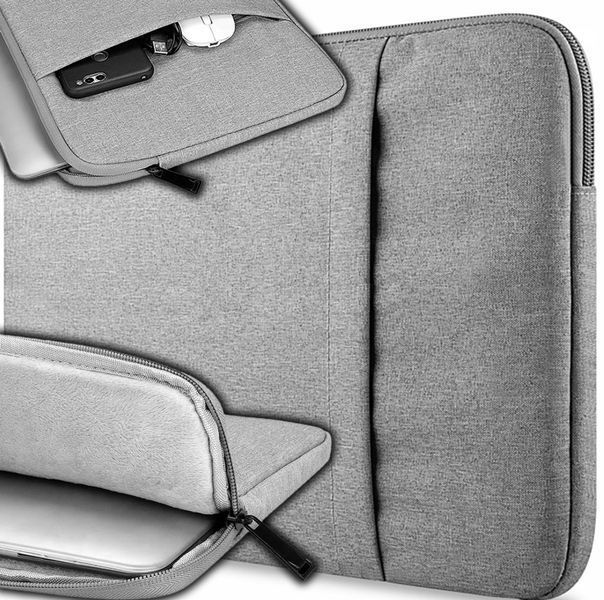 Torba pokrowiec na laptopa 14" do MacBook Air/Pro 13&ndash;14,2" ochrona i etui, Szary