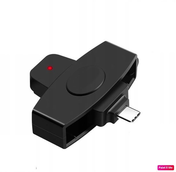 Czytnik kart chipowych SmartCard SIM USB-C adapter kart kierowcy