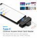 Czytnik kart chipowych SmartCard SIM USB-C adapter kart kierowcy
