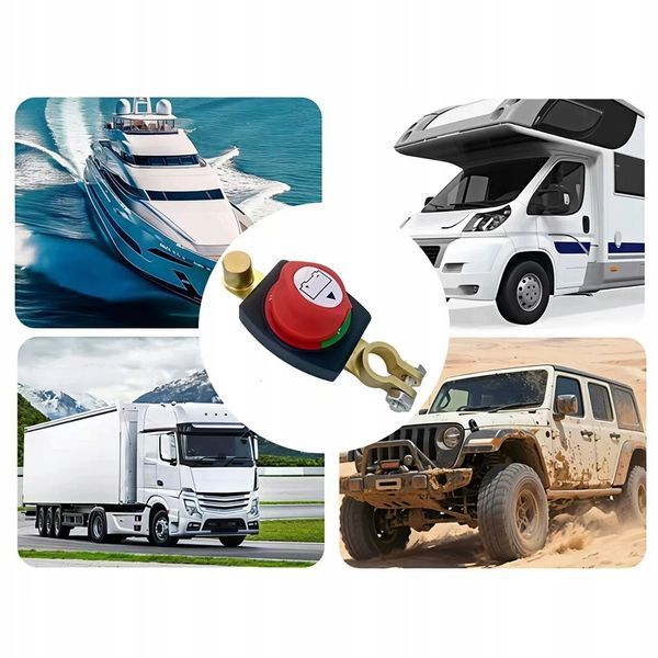 Zdalny automatyczny wyłącznik odłącznik akumulatora 12V 24V 48V 275A