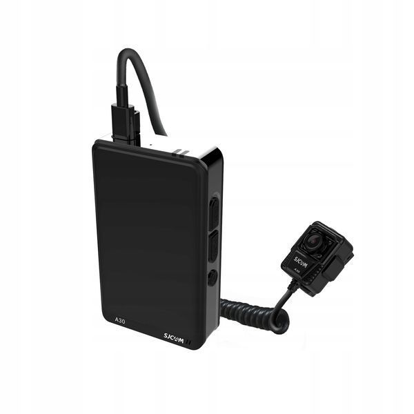 Kamera sportowa WiFi 16MP nocna 4" ekran 150&deg; USB-C IP66, Czarny