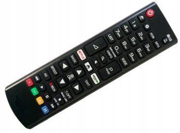 Oryginalny Pilot do tv LG AKB76040301 Smart Netflix, Czarny