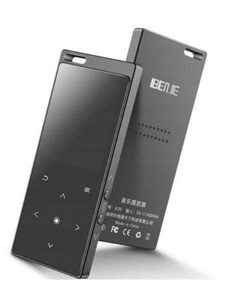 Zestaw MP3 64GB Bluetooth FM E-book + Słuchawki Bezprzewodowe Sportowe IPX7, Czarny