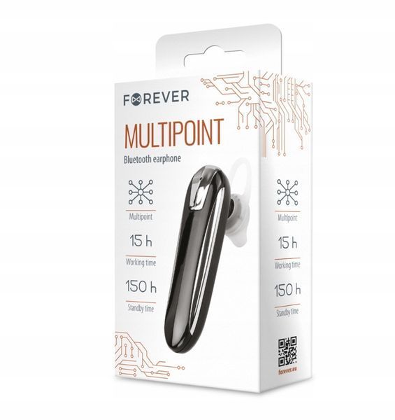 Słuchawka Bluetooth 5.1 Do Rozm&oacute;w Multipoint 15h Zasięg 10m Czarna