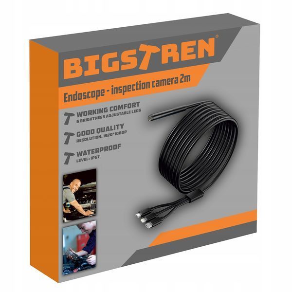 Kamera Endoskopowa Inspekcyjna Endoskop 2m Full HD do Telefonu Android USB