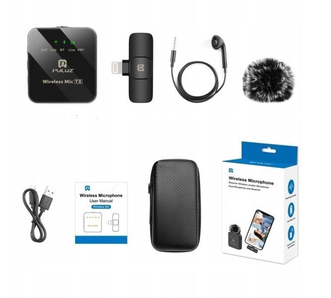 Bezprzewodowy Mikrofon IPhone Etui z funkcją ładowania - POWER BANK
