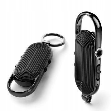 Dyktafon mini 8GB brelok MP3 WAV USB DSP redukcja szum&oacute;w, Czarny