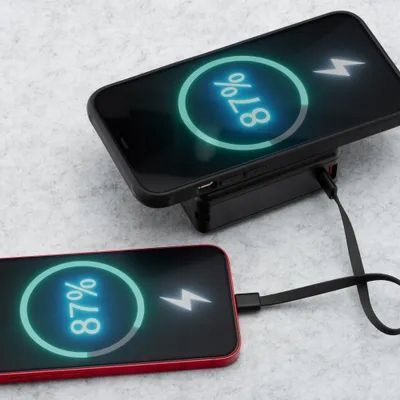 Wielofunkcyjna ładowarka Forcell 6w1 PD 45W + power bank 15000 mAh czarna, Czarny