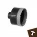 Zestaw Otwornic Diamentowych M14 6&ndash;68 mm &ndash; Do Gresu, Betonu, Płytek