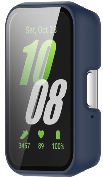 Etui 2w1 szkło Samsung Galaxy Fit 3 SM-R390 niebieskie case, Niebieski