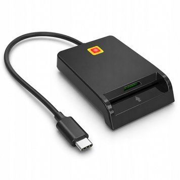 Czytnik kart inteligentnych USB-C ID CAC smart card szybki CR301