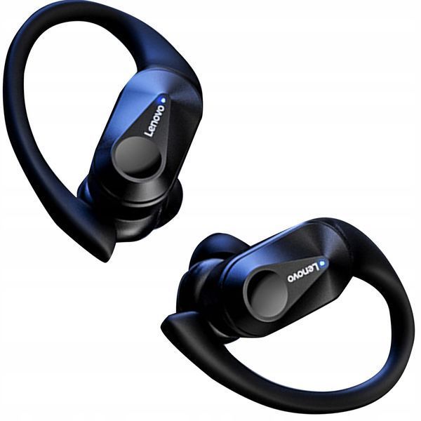 Słuchawki Bezprzewodowe Bluetooth Lenovo LP75 z Etui Ładowania, Czarny