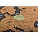 Dekoracyjna mapa zdrapka świata w tubie z flagami i detalami geograficznym