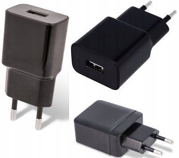 Ładowarka sieciowa do Telefonu do smartwatcha MXTC-01 1 USB 1A 5w Czarna, Czarny