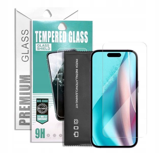 Szkło hartowane 2.5D 9H Premium do iPhone 16 Pro 6,3"