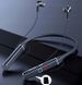 Słuchawki Bluetooth 5.0 neckband 800mAh MicroSD 100h pracy, Czarny