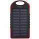 Powerbank Solarny Ładowarka Solarna 4000mAh Latarka Power Bank Pojemny, Czarny