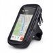 Uchwyt rowerowy wodoodporny na telefon 6,5" 360&deg; czarny