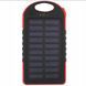 Powerbank Solarny Ładowarka Solarna 4000mAh Latarka Power Bank Pojemny, Czarny