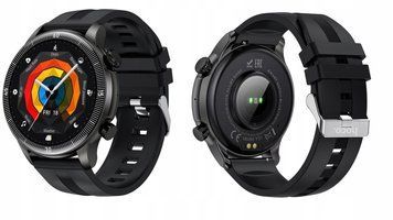 Zegarek inteligentny smartwatch 1.46" TFT wodoodporny IP67 z funkcją rozm&oacute;w, Czarny