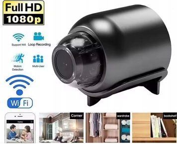 Bezprzewodowa Mini Kamera X5 WiFi Full HD Tryb Nocnym IR