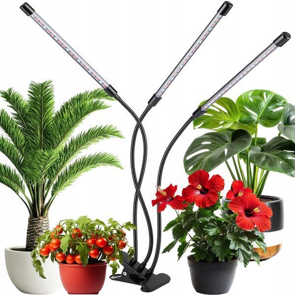 Lampa Do Uprawy Wzrostu Dla Roślin Led Oświetlenie Światło Żar&oacute;wka USB Klip
