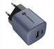Szybka ładowarka Forcell F-Energy USB-C USB-A 33W PD QC4.0 GaN 20V czarna, Szary