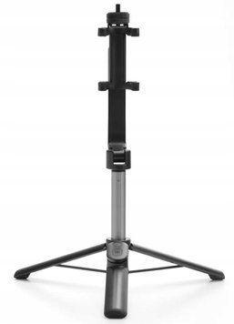 Czarny selfie stick profesjonalny z pilotem bezprzewodowym statyw BT 5.1, Czarny