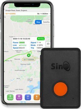 Mini Lokalizator GPS SinoTrack ST-904L &ndash; Dla Psa Kota Dziecka Alarm SOS 4G, Czarny